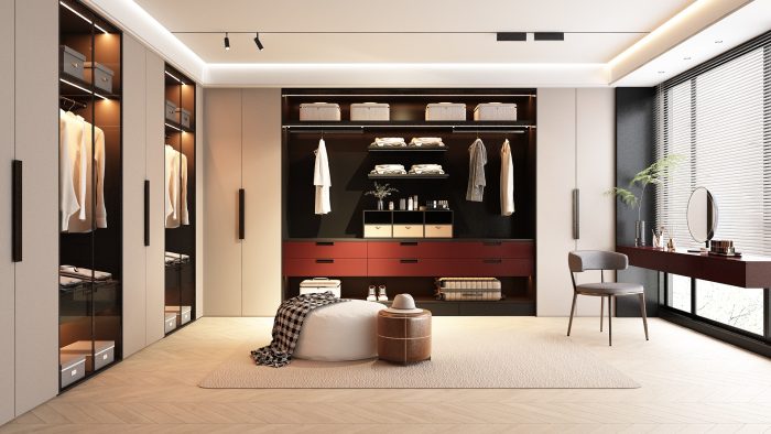 Ombra e Luce | Lüks Giysi Odası Tasarımı ve Uygulaması